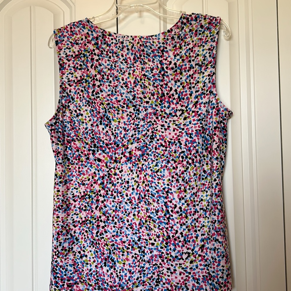 Sleeveless Evan Picone blouse Large - Picture 4 of 8